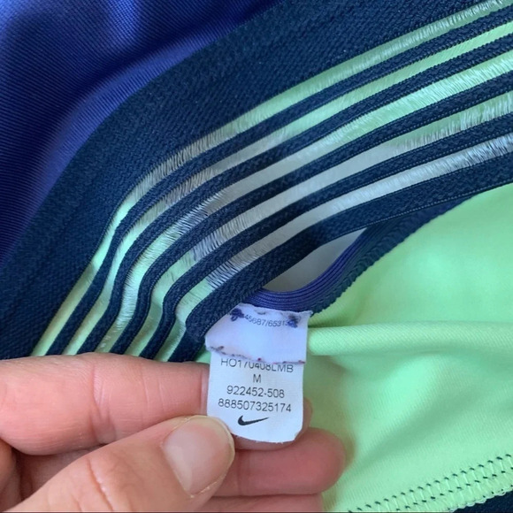 Women's Nike Pro Classic GRX Sports bra blue size M - Picture 5 of 6